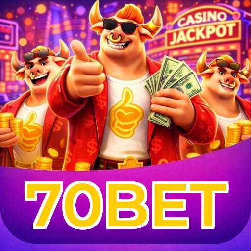 Bônus exclusivo de R$99 + 50 giros grátis para download do app 70BET